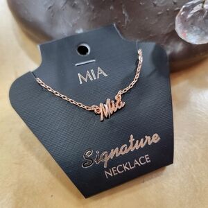 MIA Personalized Necklace In Rose Gold